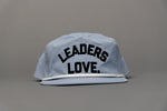 Load image into Gallery viewer, Leaders Love Powder Blue Nylon Snapback Hat
