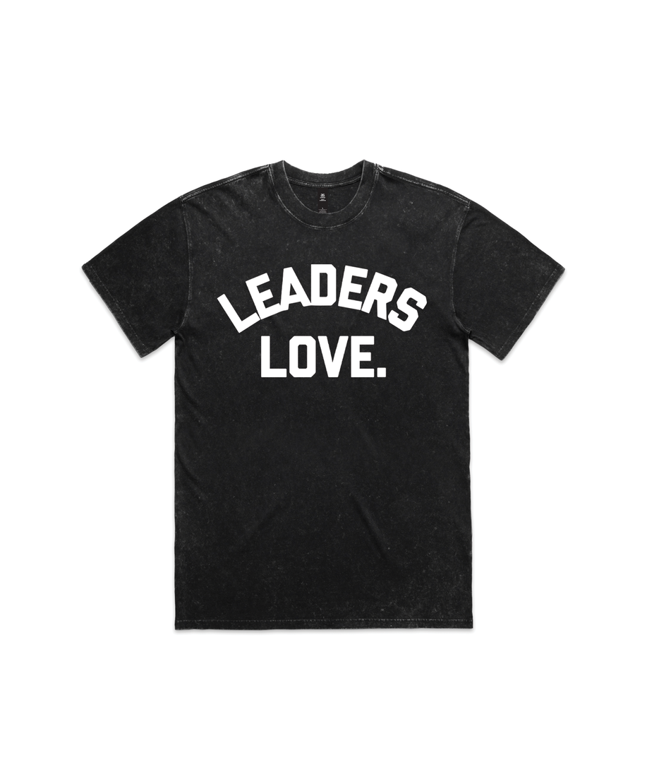 Stone Wash Leaders Love Mens Tee