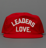 Load image into Gallery viewer, Leaders Love Fire &amp; White Nylon Snapback Hat
